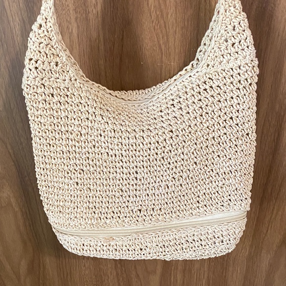 Source Unknown Beige Knit Shoulder Bag - Picture 2 of 7